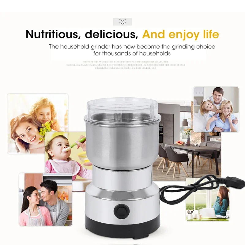 Baby Food Mill - 미니 전기 그라인더 가정용 300ml 초미세
