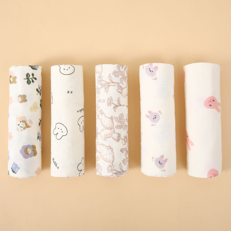 Baby Puree Pouch - 1개의 아기 거즈 속싸개, 신생아 필수품,