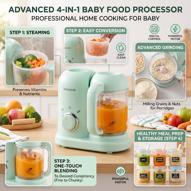 Baby Food Gerber - 소형 자동 고정밀 4 in 1