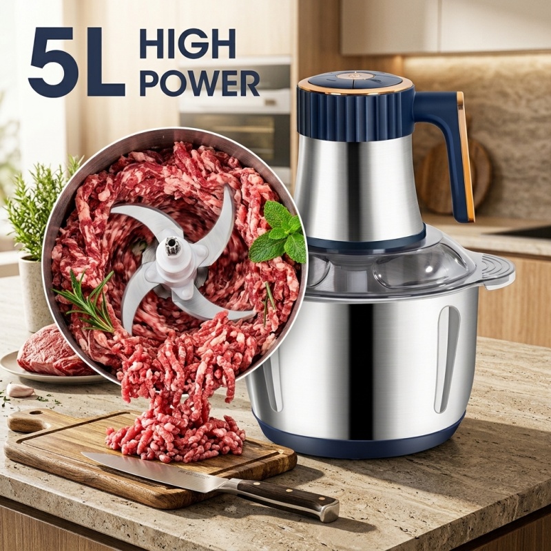 Baby Food Mill - 5L 전기 고기 분쇄기 304 스테인리스