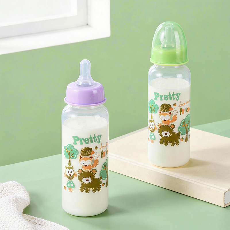 Baby Food Natural - 귀여운 동물 테마 아기 젖병 세트