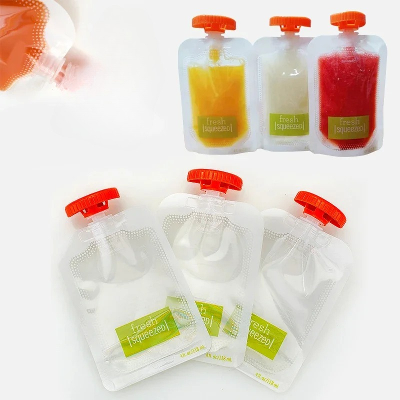 10개 아기 음식 및 주스 상자 압출 방지 브래킷 -  - Baby Puree Pouch 리뷰 및 가격