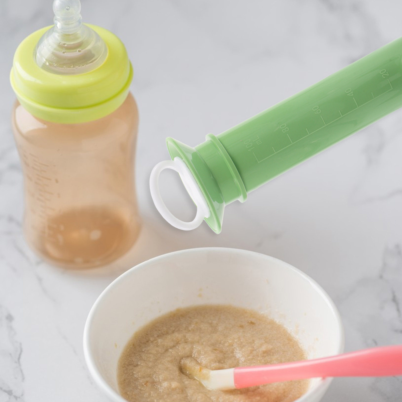 아기 음식 디스펜서 컴팩트 리필형 파우치 필러 - 퓨레 - Baby Food Yogurt 리뷰 및 가격