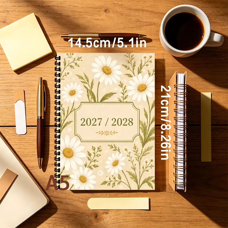 A5 스파이럴 바운드 플래너 2027-2028, 월별  - Baby Food Schedule 리뷰 및 가격