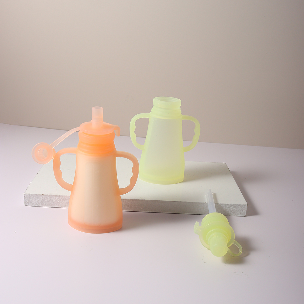 새로운 재사용 가능 실리콘 모유 저장팩, 누수 방지 흡 - Baby Puree Pouch 리뷰 및 가격